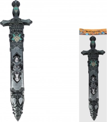 Pustni plastični meč s nožnico