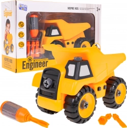 Sestavljiv gradbeni mešalnik za otroke 3+ z izvijačem in 3 nastavki – Kipar