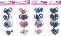 Lasni dodatki – velik miks elastik in sponk