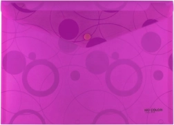 Mapa z gumbom A5 Rožnata