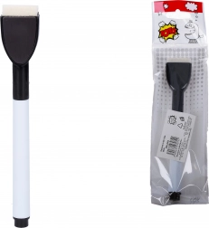 Označevalec za bele table z mini čistilcem črne barve