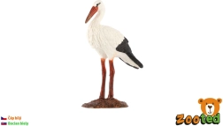 Figurica bele štorklje, 9 cm