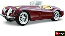 Bburago 1:24 Jaguar XK 120 Roadster (1951) Rdeč