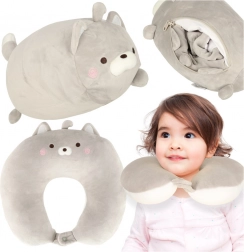 Čarobna potovalna blazina 2v1 žemlja maskota mačka