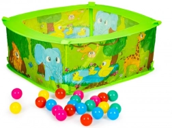 Suhi bazen z 50 žogicami