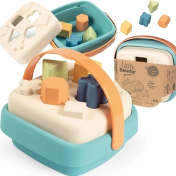 Smoby mali zeleni sortirnik v košari iz bioplastike