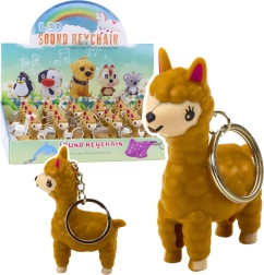 Obesek za ključe lama z LED svetilko in zvokom