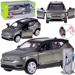 Kovinski model električnega crossoverja Volvo XC40 s funkcijami luči in zvokov