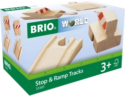 Brio stop & ramp tracks – zaključni tiri in rampe za leseno železnico