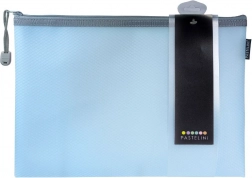 Ovitke z zadrgo A4 Pastelini modra