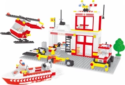 Kompatibilni gradbeni set Bloxo gasilska postaja 368 kosov