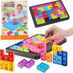 Senzorična igrača Tetris Pop-It Puzzle 3v1