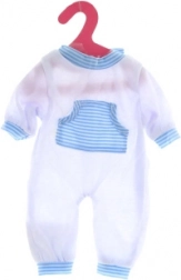 Oblačila za punčko – pajacek z obešalnikom