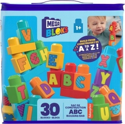 Mega Bloks First Builders ABC colorful letter blocks in a bag