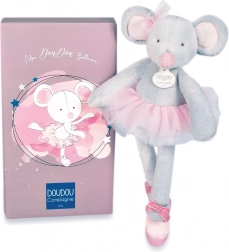 Doudou darilni set - plišasta miška balerina