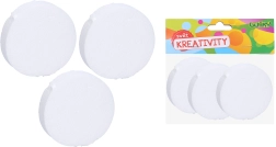 Dekorativno kolo iz polistirena 10 × 2,5 cm, komplet 3 kosi