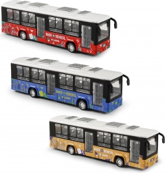 Kovinski avtobus z odpiranjem vrat