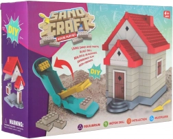 Konstrukcijski komplet hišica iz modelirnega peska z dodatki