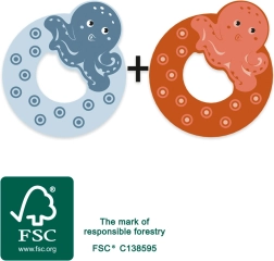 Lesena črka O Small Foot