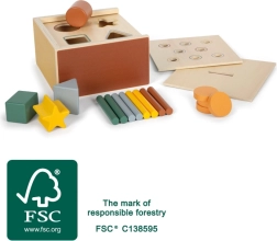 Montessori večnamenska vstavljanka small foot
