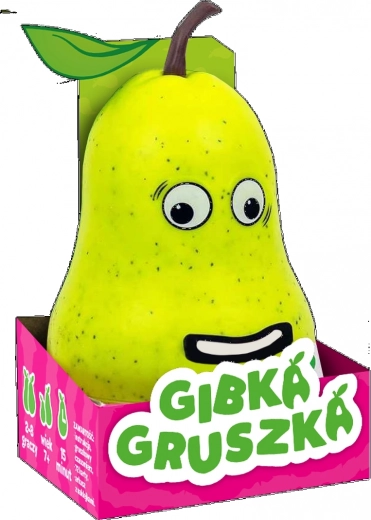 Družinska kartna igra Gibka Gruszka s hruškovim časomerom