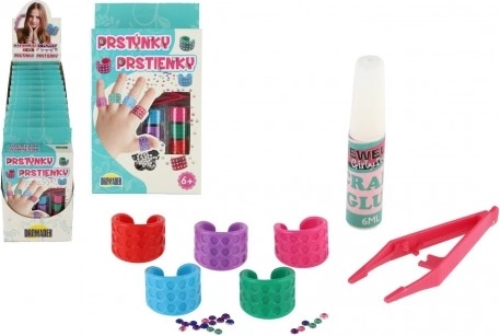 Kreativni set za izdelavo prstanov za otroke