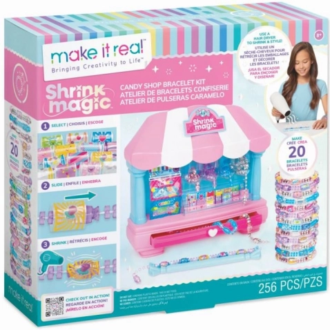 Komplet za izdelavo zapestnic Shrink Magic Candy Shop