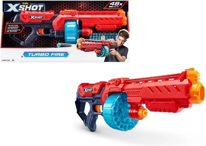 ZURU X-Shot Excel Turbo Fire izstreljevalnik penastih puščic