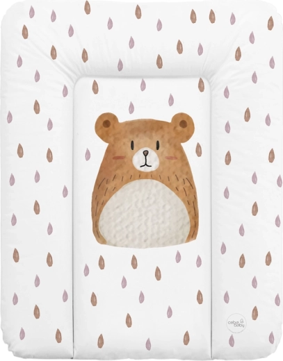 Ceba Baby mehka previjalna podloga 50 × 70 cm basic bear buddy - 1 kos