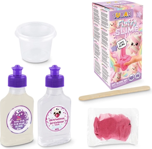 Tuban ustvarjalni komplet za izdelavo puhastega sluzi Fluffy