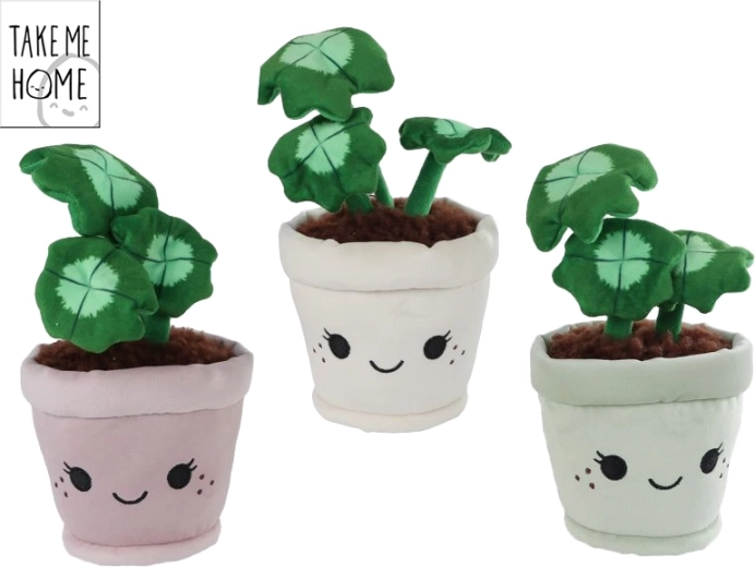 Plišasta štiriperesna deteljica Take Me Home 23 cm