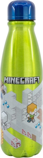 Minecraft Isometric aluminijasta steklenica za pitje 600 ml