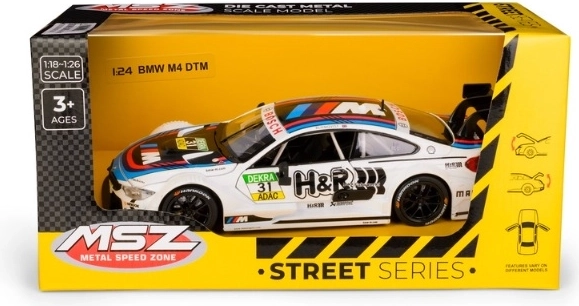 Zbirateljski model BMW M4 DTM 1:24, bel