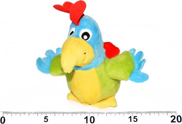 Plišasti papagaj Wiktor 12 cm