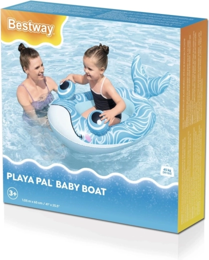 Otroški napihljiv čoln kita 105 × 65 cm BESTWAY