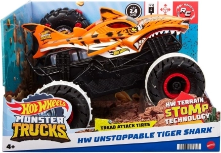 RC terenski monster truck HOT WHEELS Tiger Shark 1:15