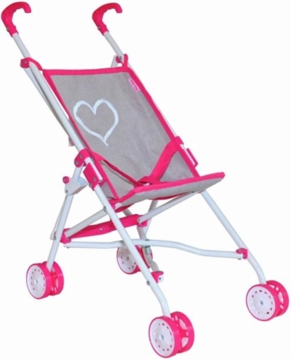Milly Mally voziček za punčke Julia Prestige Pink