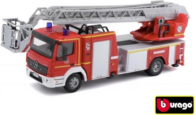 Bburago 1:50 Nujna pomoč Mercedes Benz Atego Magirus DLK 23/12