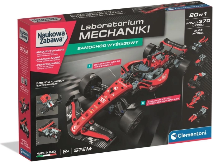 Clementoni Laboratorij mehanike – dirkalni avto