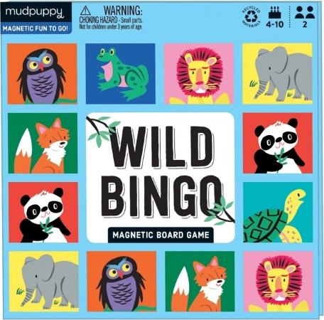 Magnetic board game Wild Animals Mudpuppy