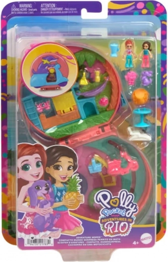 Polly Pocket Skuter Pustolovščina - Kompaktni Igralni Set