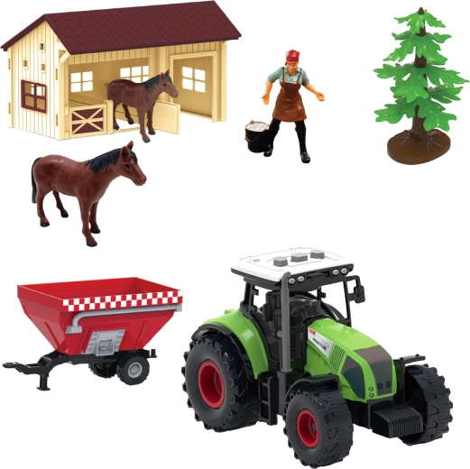 Igralni set kmetija z lučmi in zvoki, 10 delov
