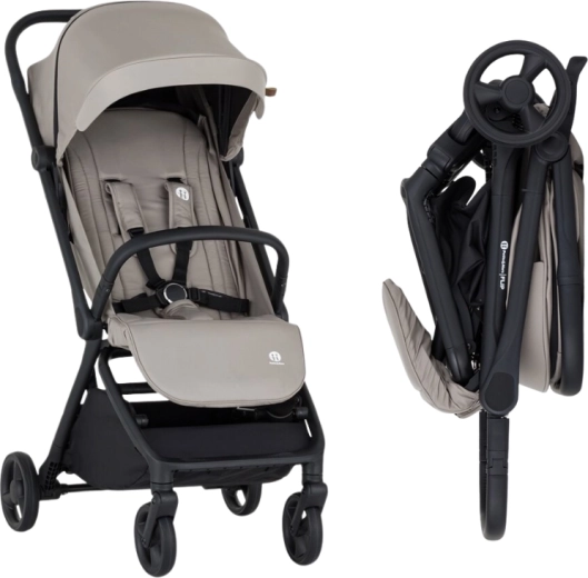 Petite&Mars športni voziček Flip Platinum Grey