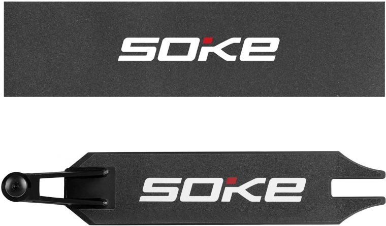 Soke oprijemalni trak za skiro črn