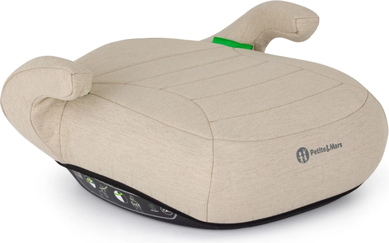 Petite&Mars sedežni podstavek Zuno sage beige za otroke 125–150 cm
