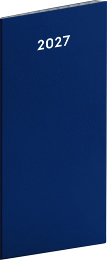 Notique žepni dnevnik moder 2027 (mesečni), 8 × 18 cm