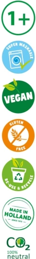Veganska, enostavna za čiščenje in nežna