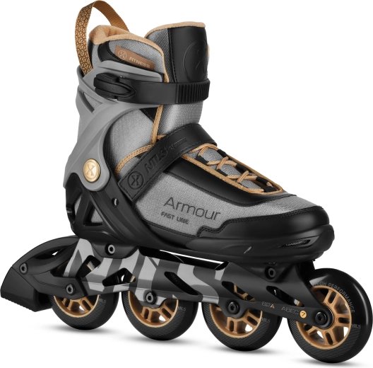 Inline rolerji NILS Extreme Armour sivi – 38