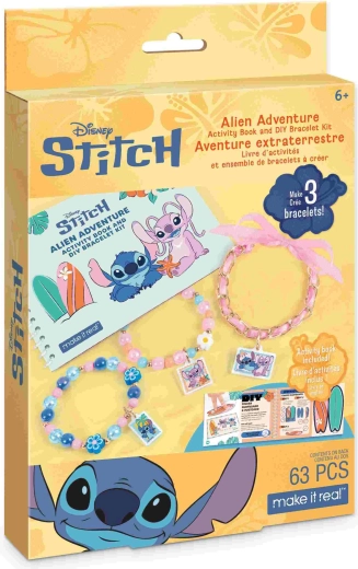 Aktivni zvezek in komplet za izdelavo zapestnic Disney Stitch