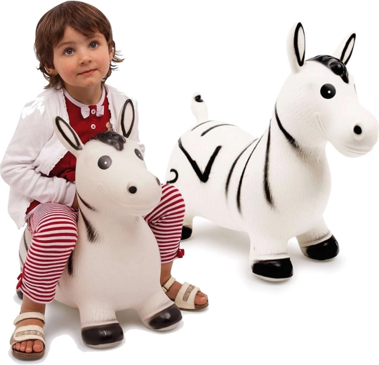 Skakajoča gumijasta zebra za otroke Small Foot